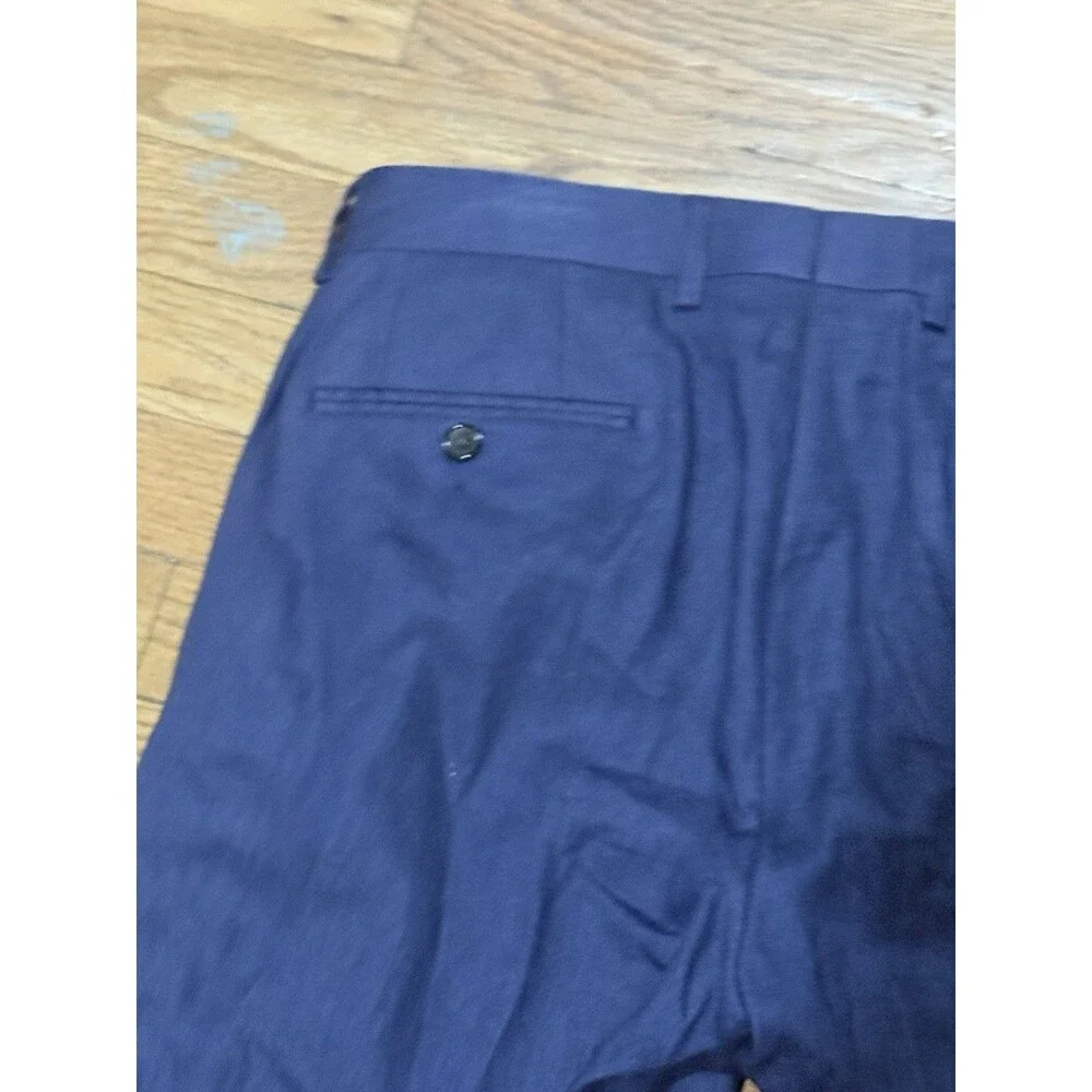 Lauren Ralph Lauren Men Linen Dress Pants Size 31 W By 30 L Blue Color